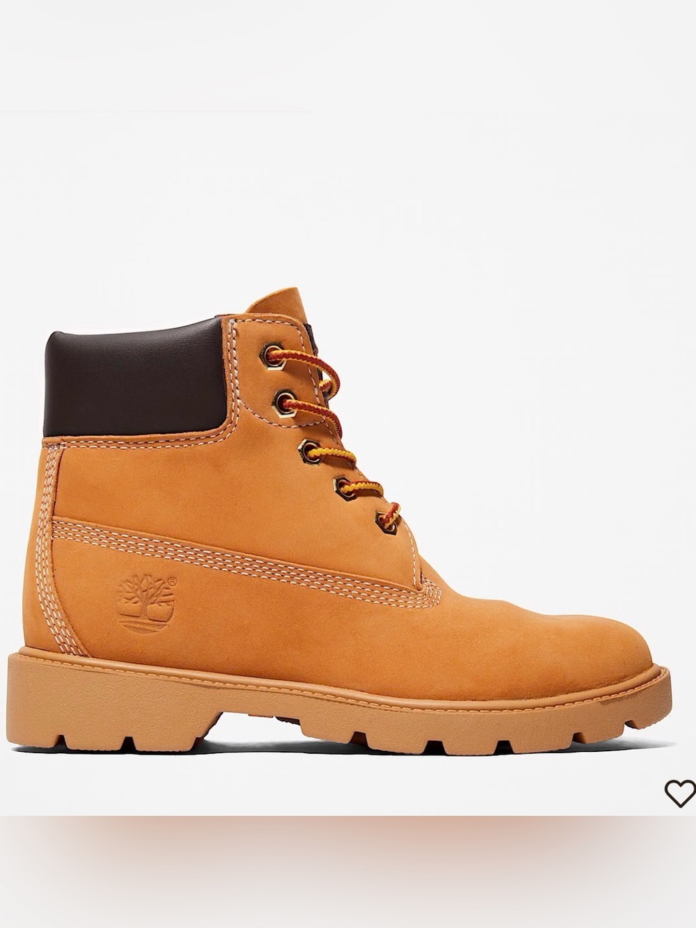 Timberland Youth Classic Wheat Nubuck 6-Inch Waterproof Boot
